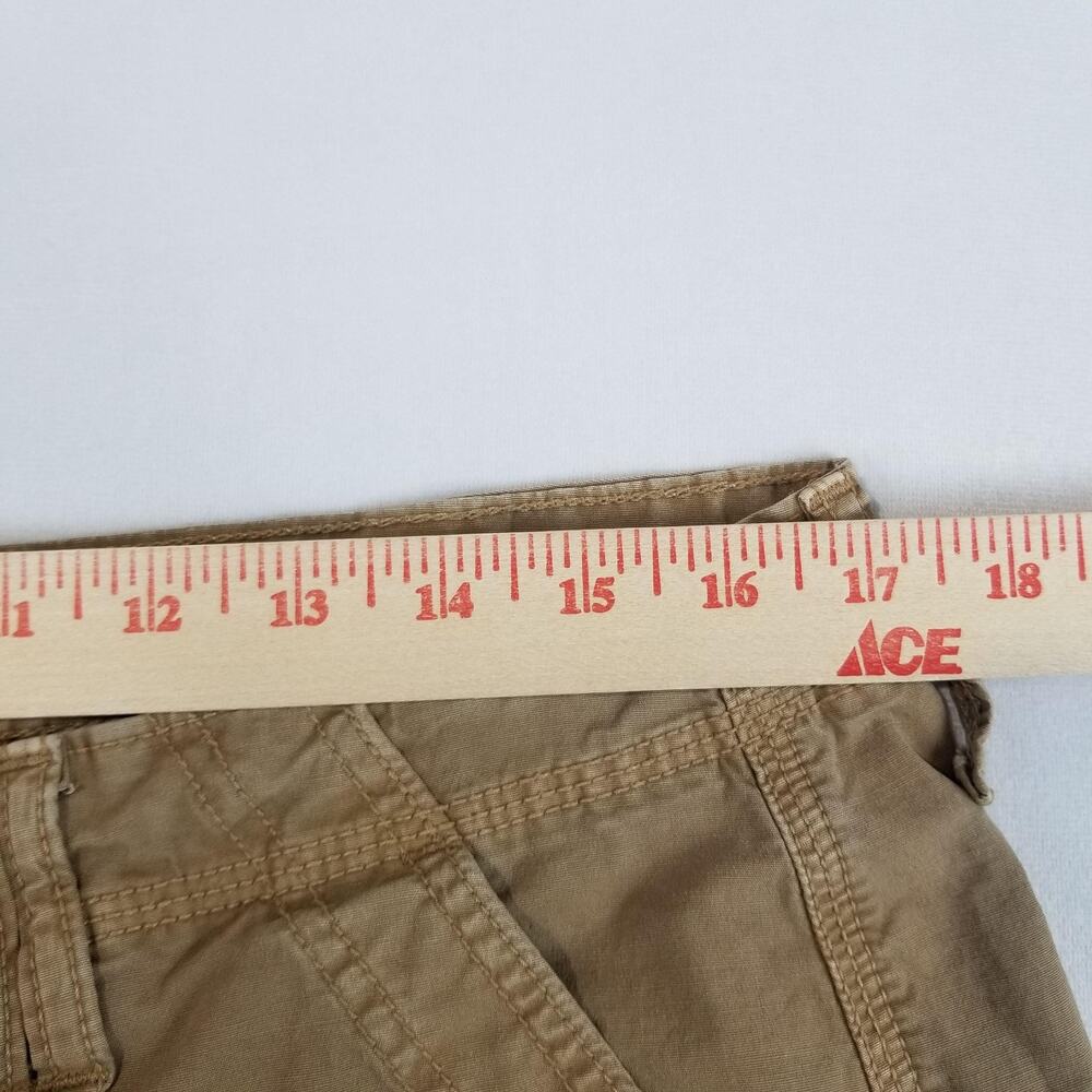 American Eagle Outfitters Pants Womens 16 Beige Baggy Jogger Cargo Stretch Twill - Picture 9 of 12